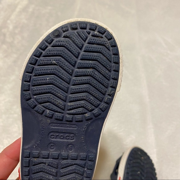 Crocs Unisex-Child Kids' Blue Crocband II Sandals - Picture 11 of 11